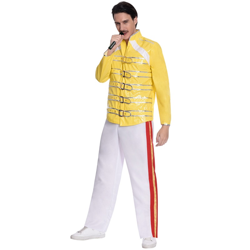 Rock icon of the 80s men's costume M