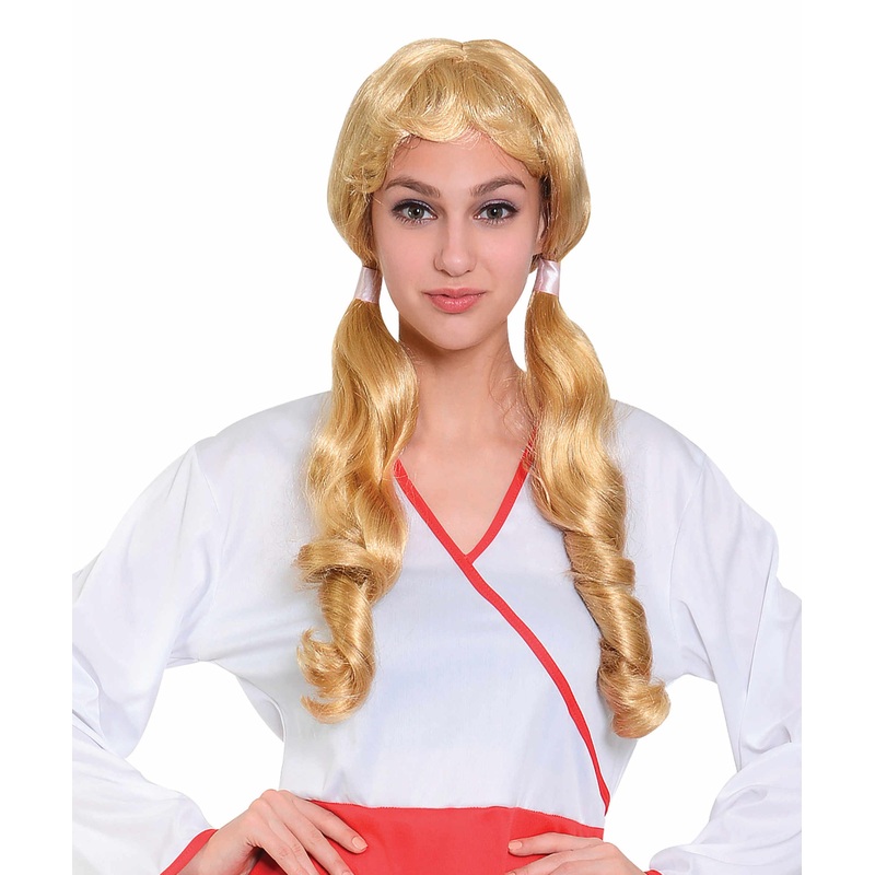 Schoolgirl Blonde Braid Wig