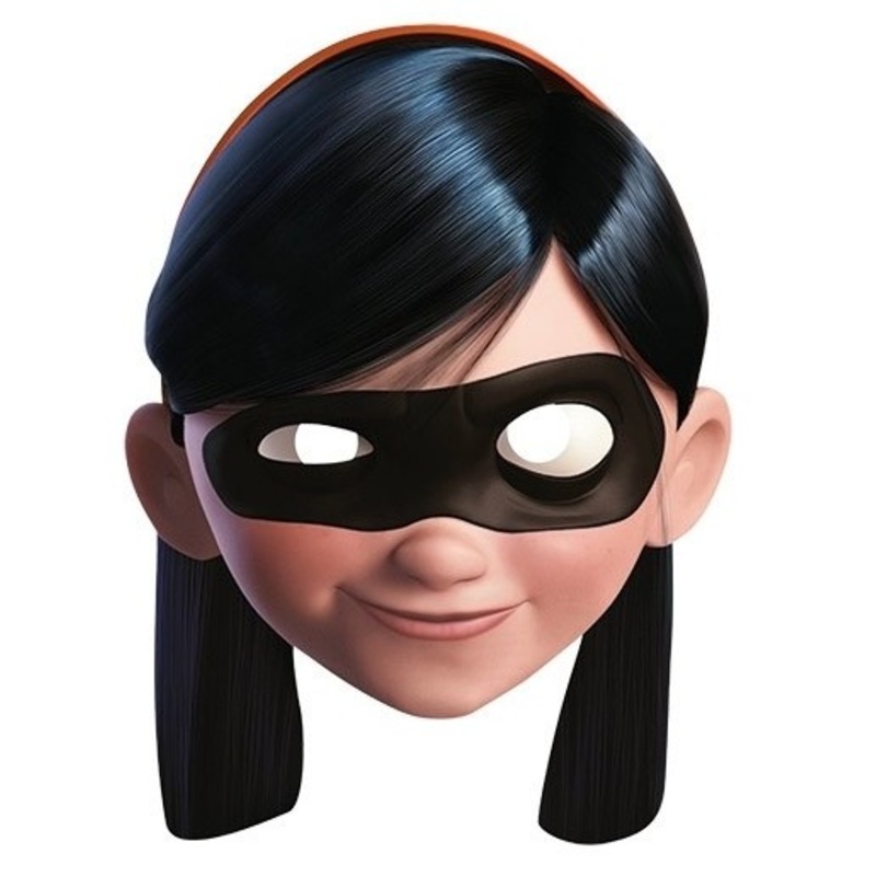 The Incredibles Violetta Cardboard Mask