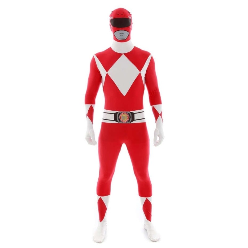Ultimate Power Rangers Morphsuit red XS