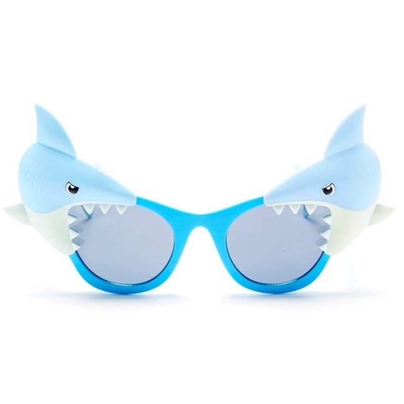 4 shark party glasses