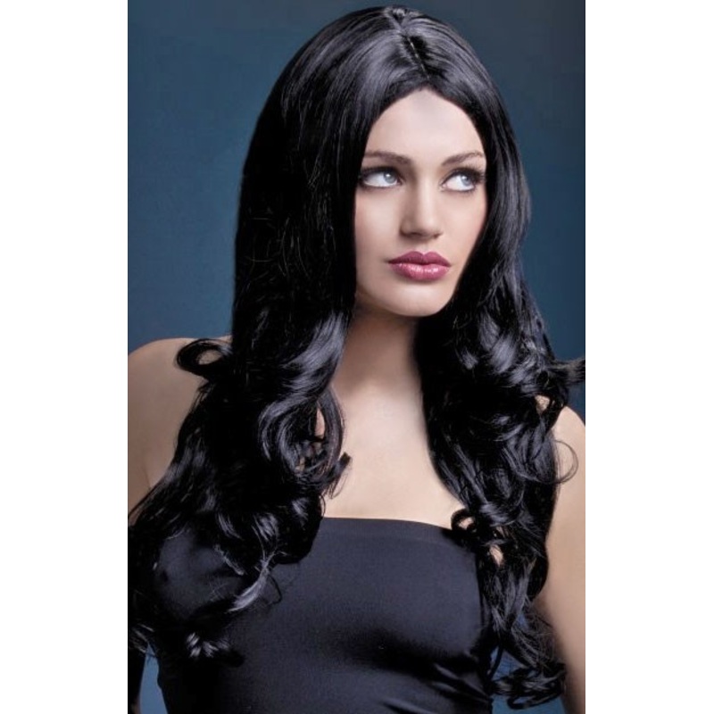 Black Maditha long hair wig
