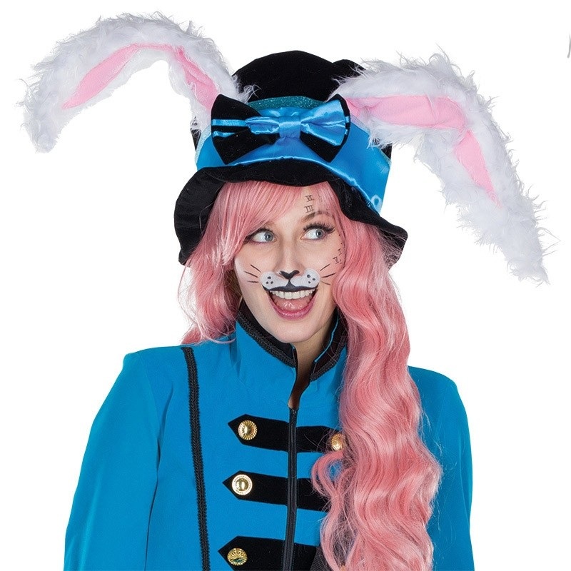 Blue top hat crazy rabbit