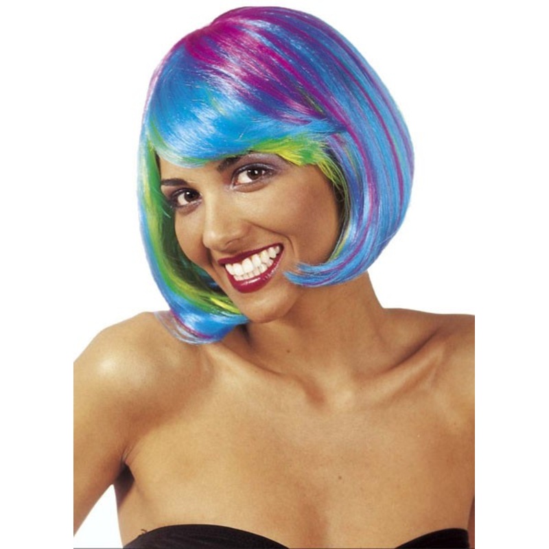 Colorful pageboy wig Beverly