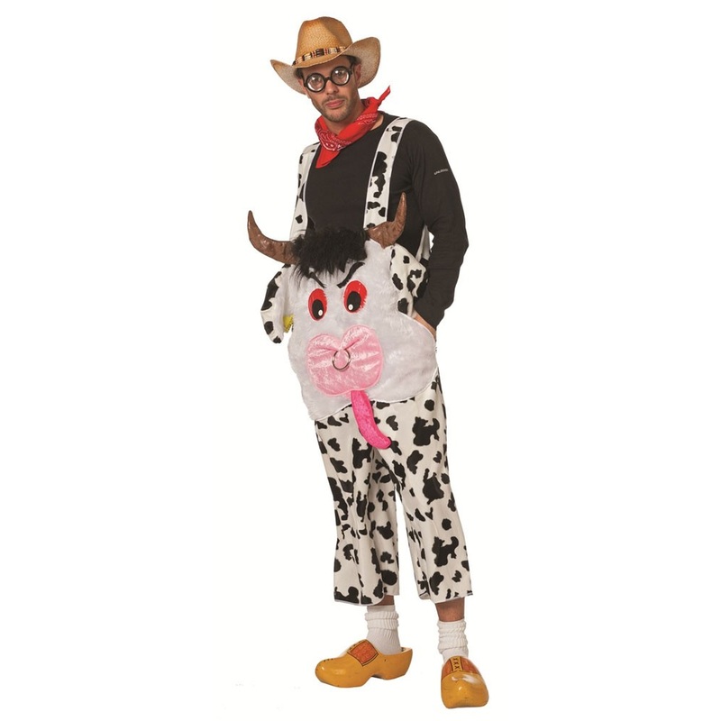 Funny bull dungarees mens costume 48