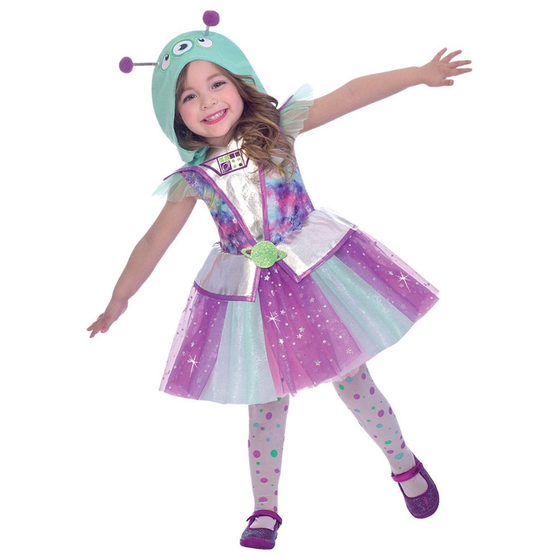 Glamor alien child costume