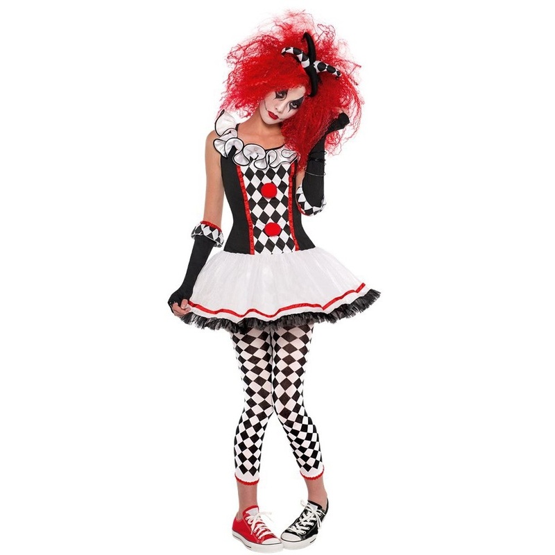 Harlequin Lulu teenager costume