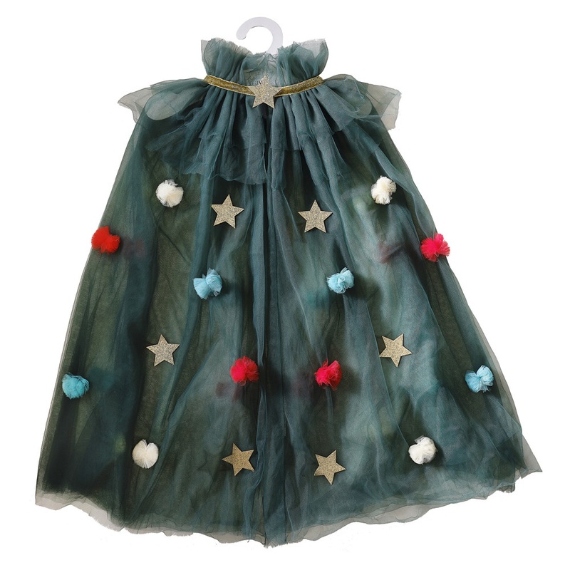 Magic Christmas tree cape for girls