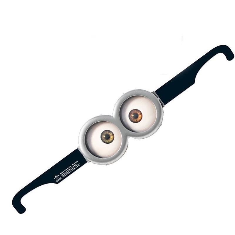 Minion cardboard glasses