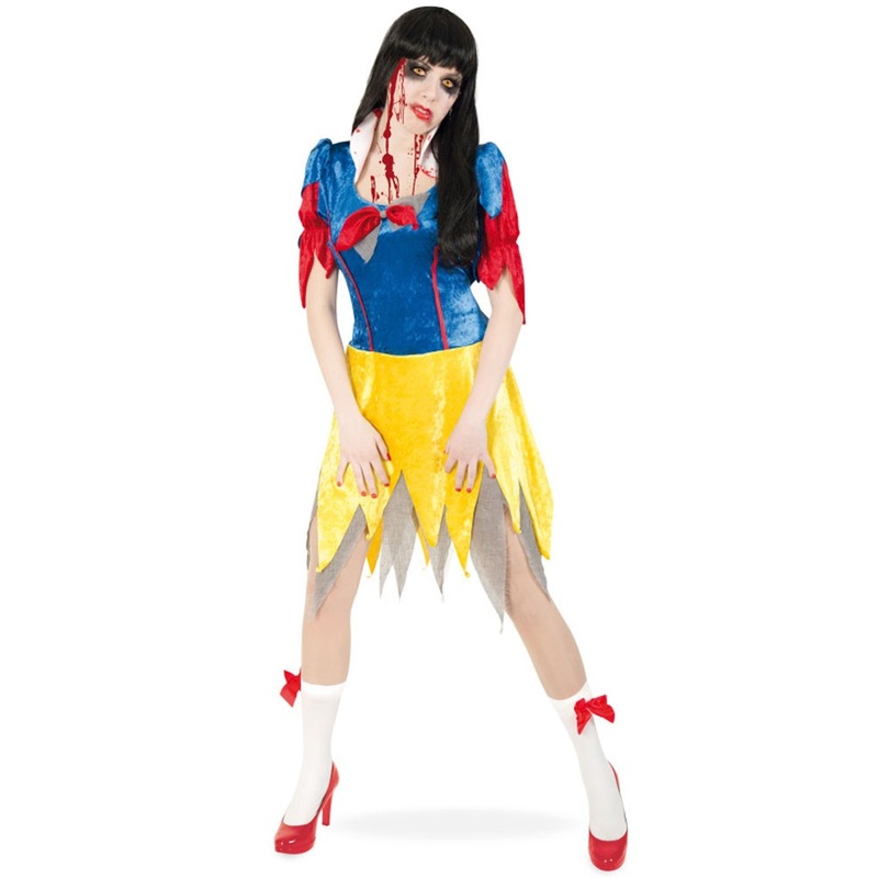 Scary fairy tale undead Snow White ladies costume 34
