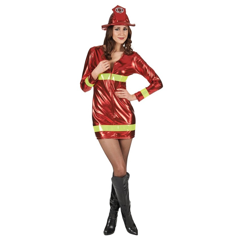 Sexy firefighter red 32-34