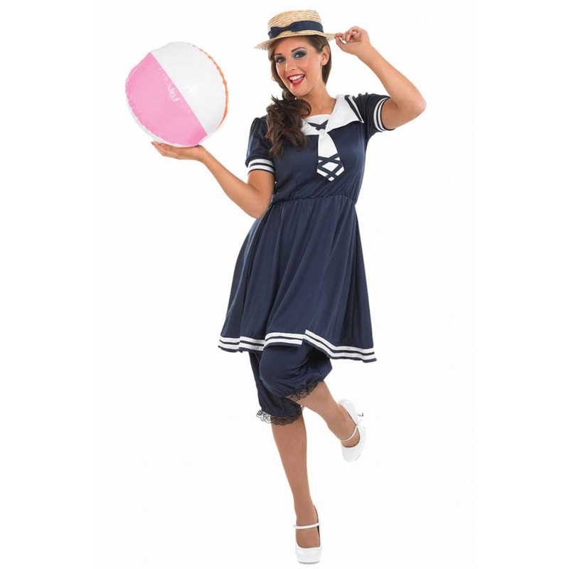 Victorian bathing dress ladies costume M