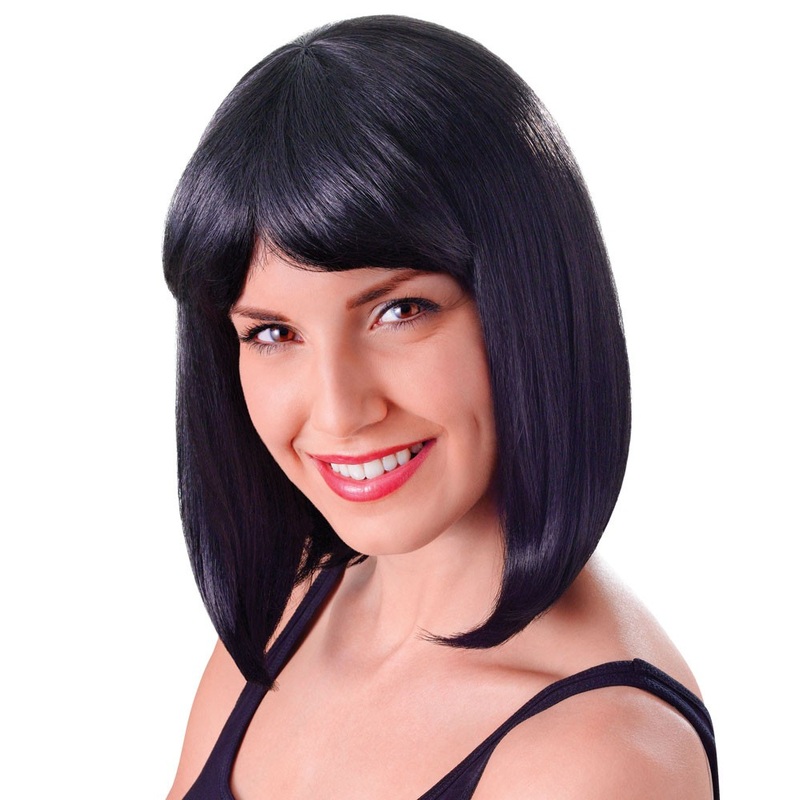 Black longbob wig