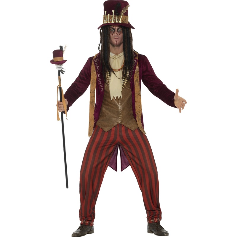 Crazy Voodoo Magician Premium Mens Costume M