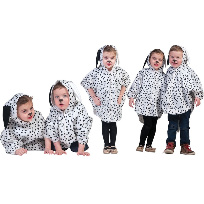 Dalmatian baby poncho