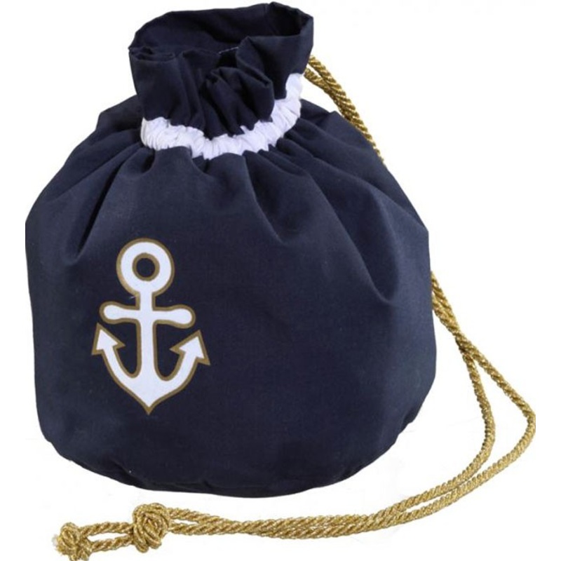 Dark gray anchor pouch