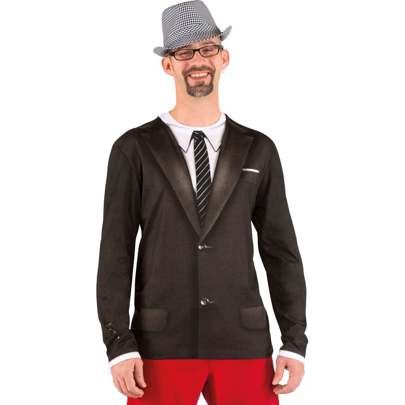 Elegant suit look men's shirt M