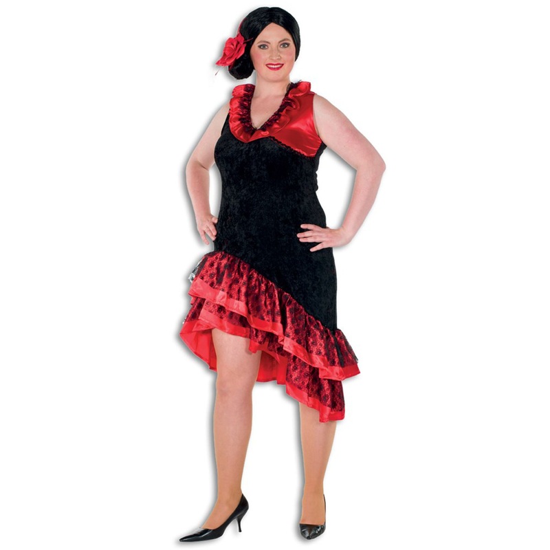 Flamenco plus size dress 48