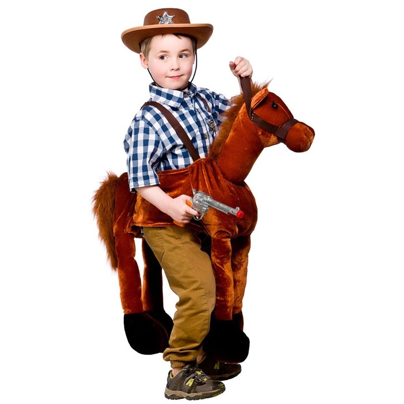 Funny horse rider costume for children