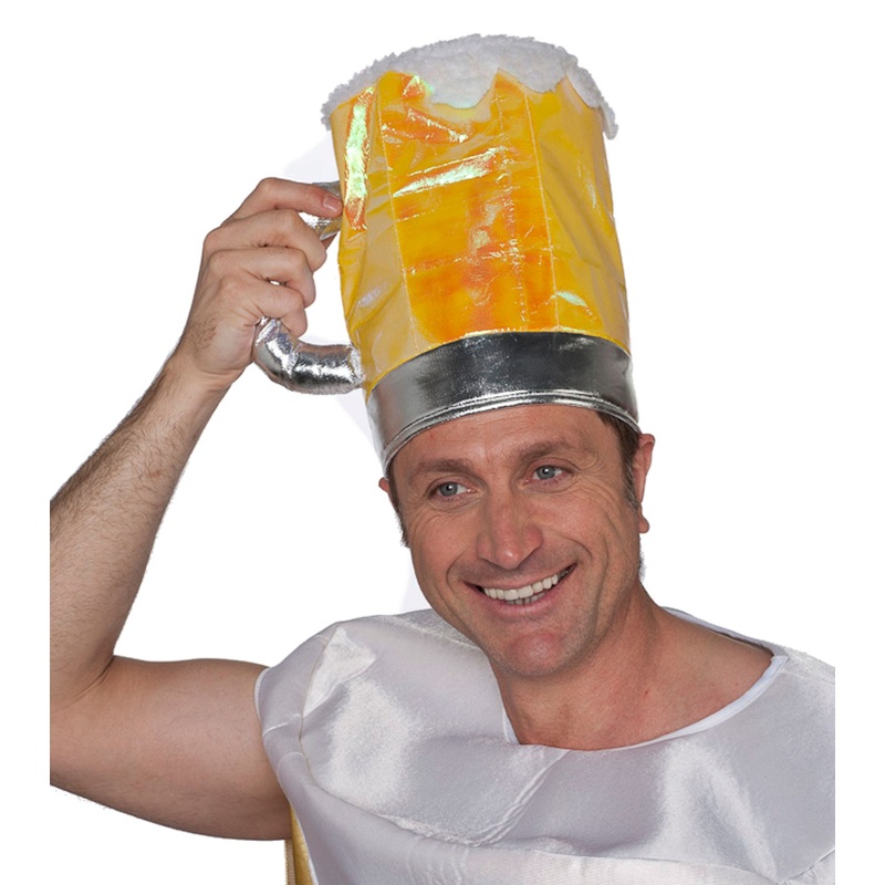Giant beer mug hat