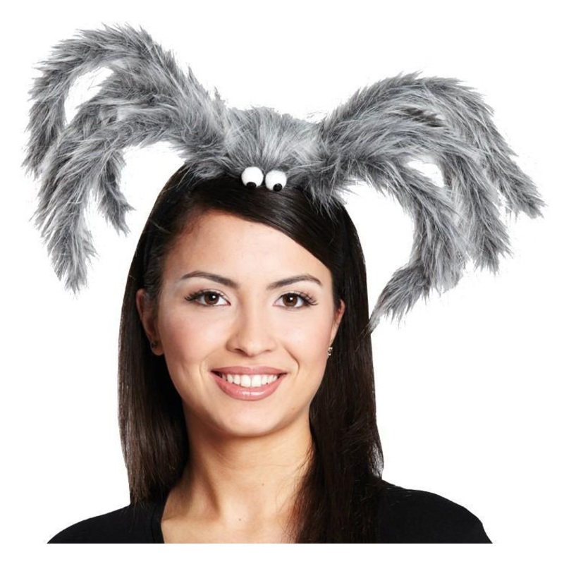 Gigantic spider headband gray