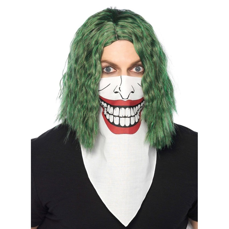 Grinning Joker Bandana Mask