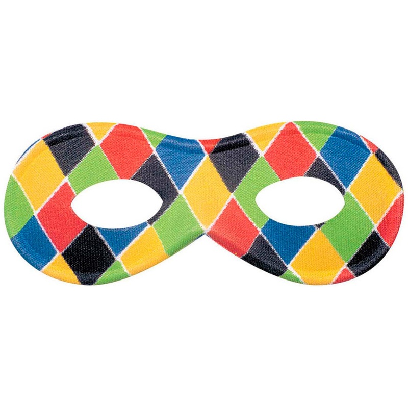 Harlequin carnival eye mask for children