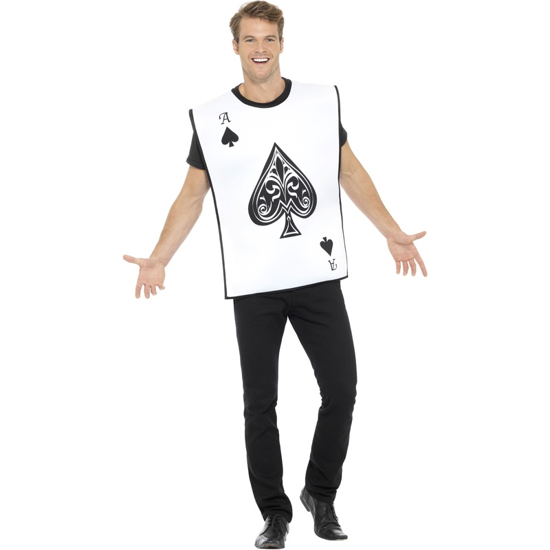 Hearts of spades playing cards costume