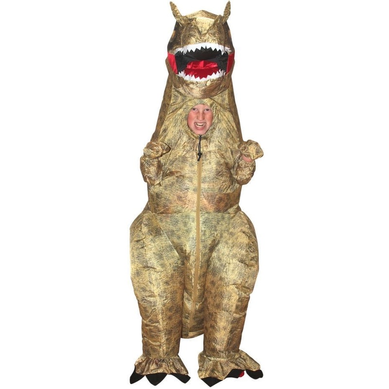 Inflatable T-Rex child costume