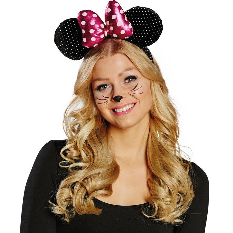 Mini mouse headband with purple bow