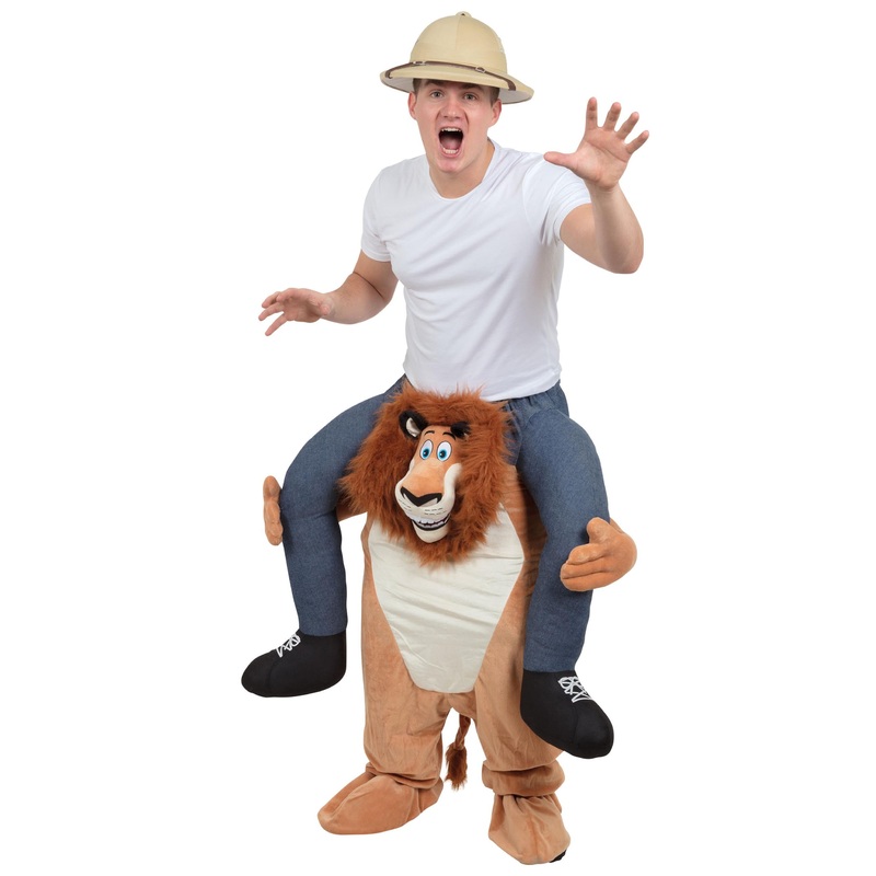 Alessio lion piggyback costume