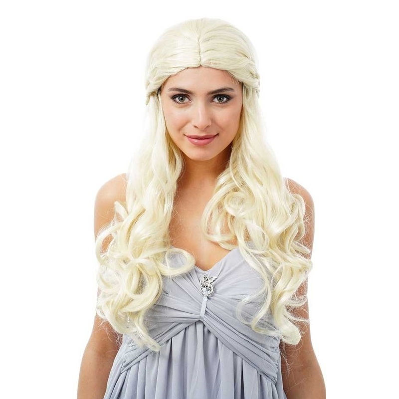 Blonde Mother of the Dragons wig