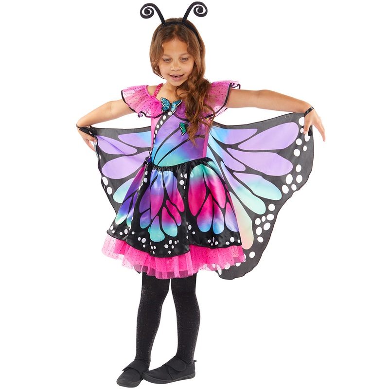 Colorful butterfly costume for girls
