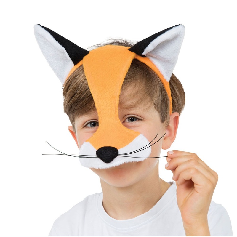 Cute fox mask kids