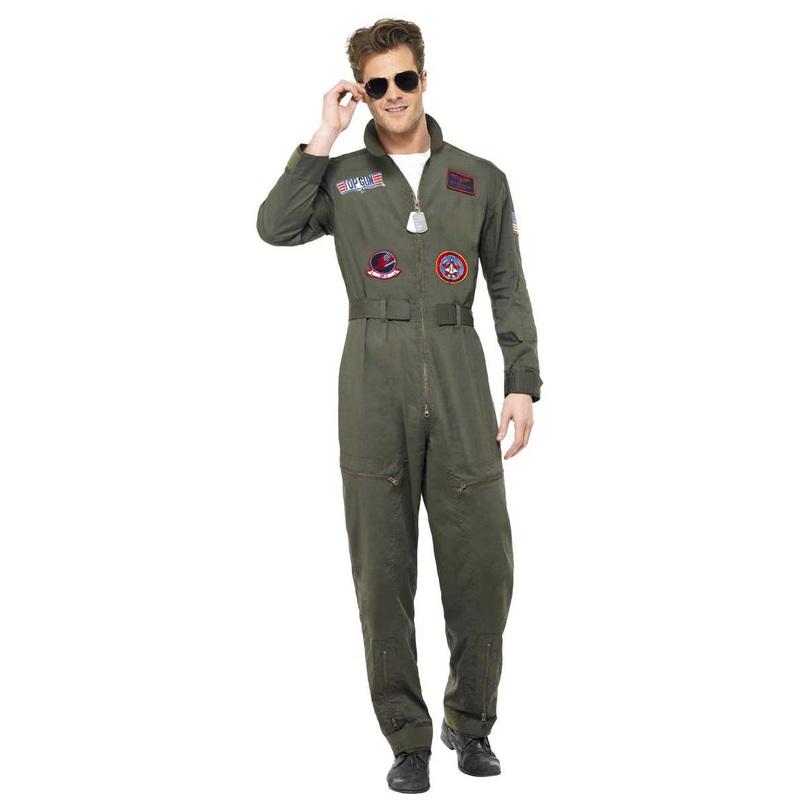 Fearless fighter pilot costume M