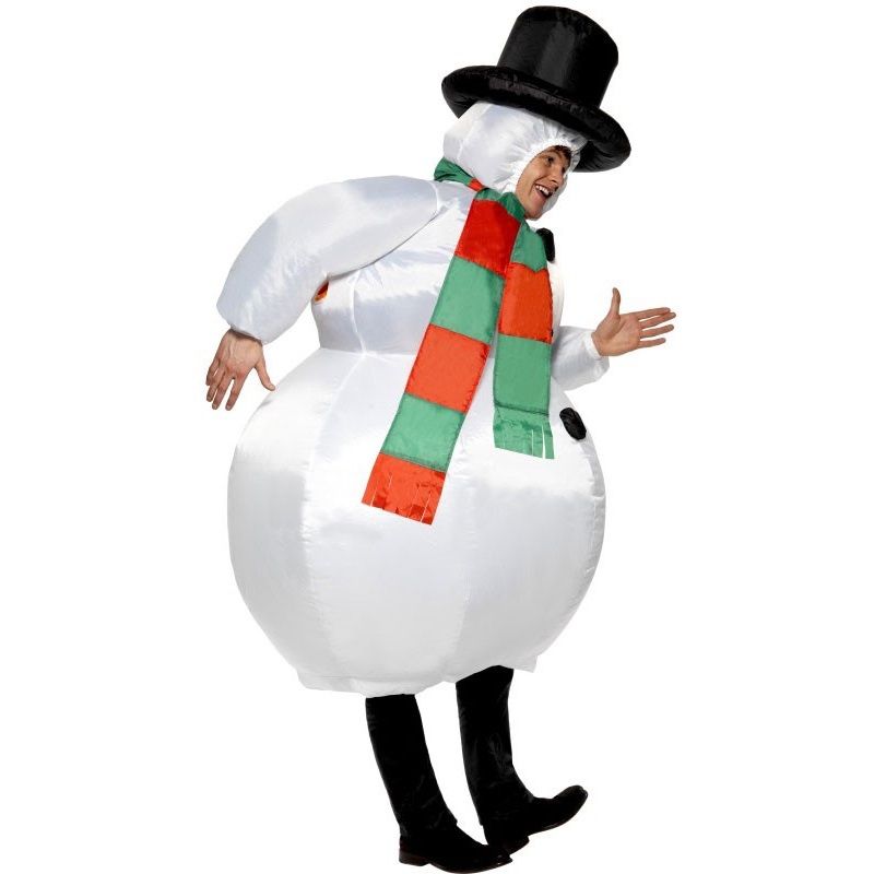 Inflatable Olly snowman costume