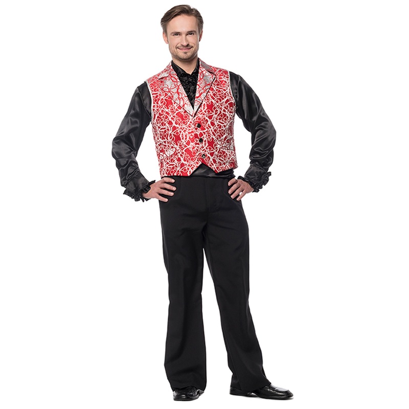Men's show vest red 48