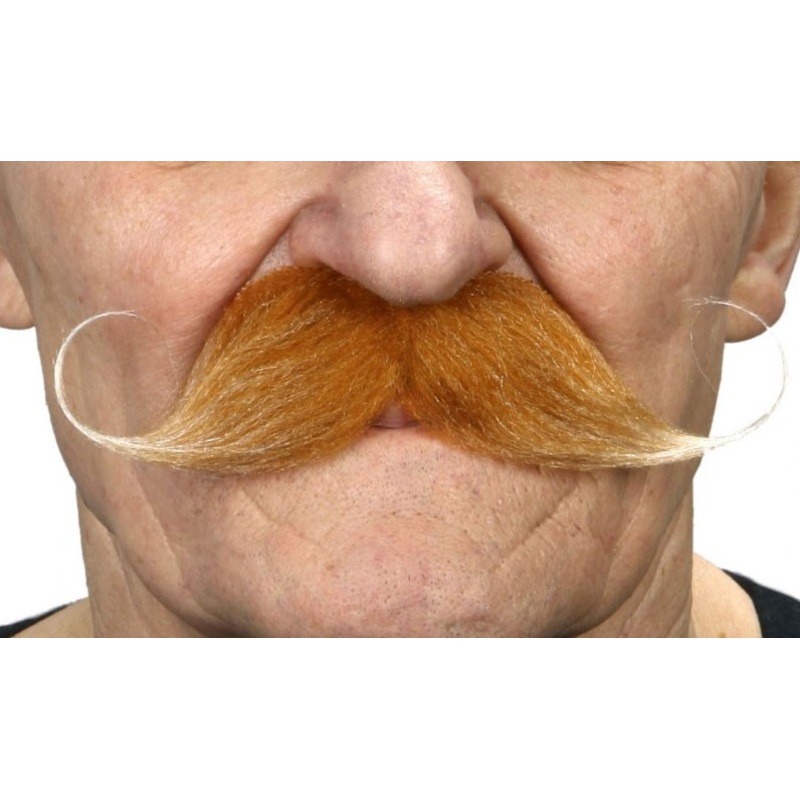 Mustache red-blonde