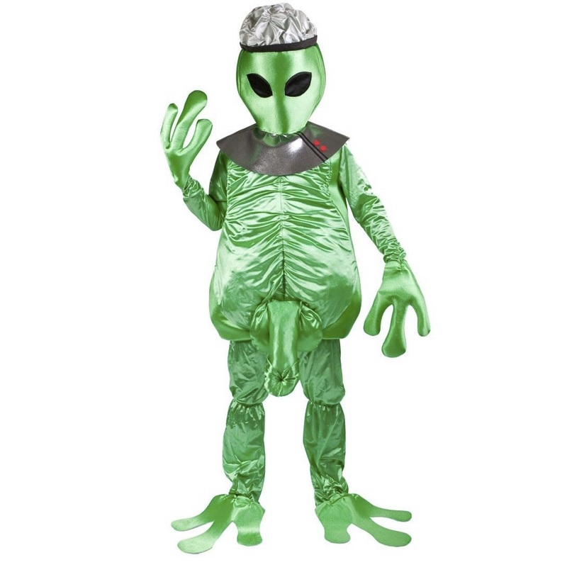 Naked alien man men's costume