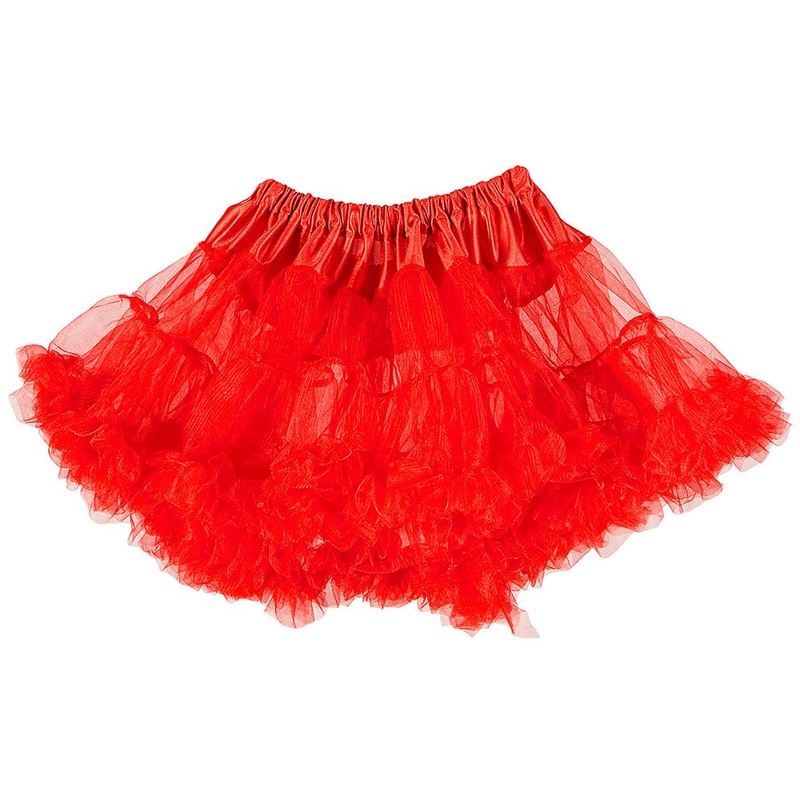 Red petticoat underskirt