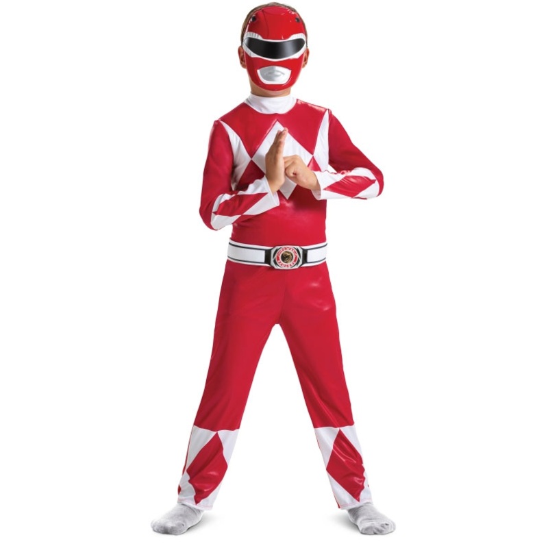 Red Power Ranger kids costume