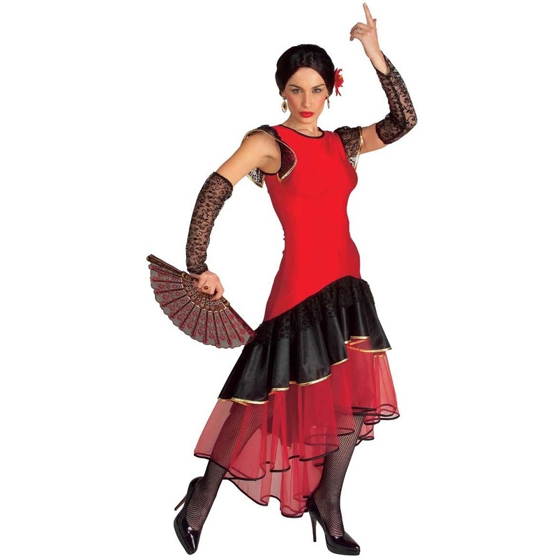 Spanish flamenco ladies costume S