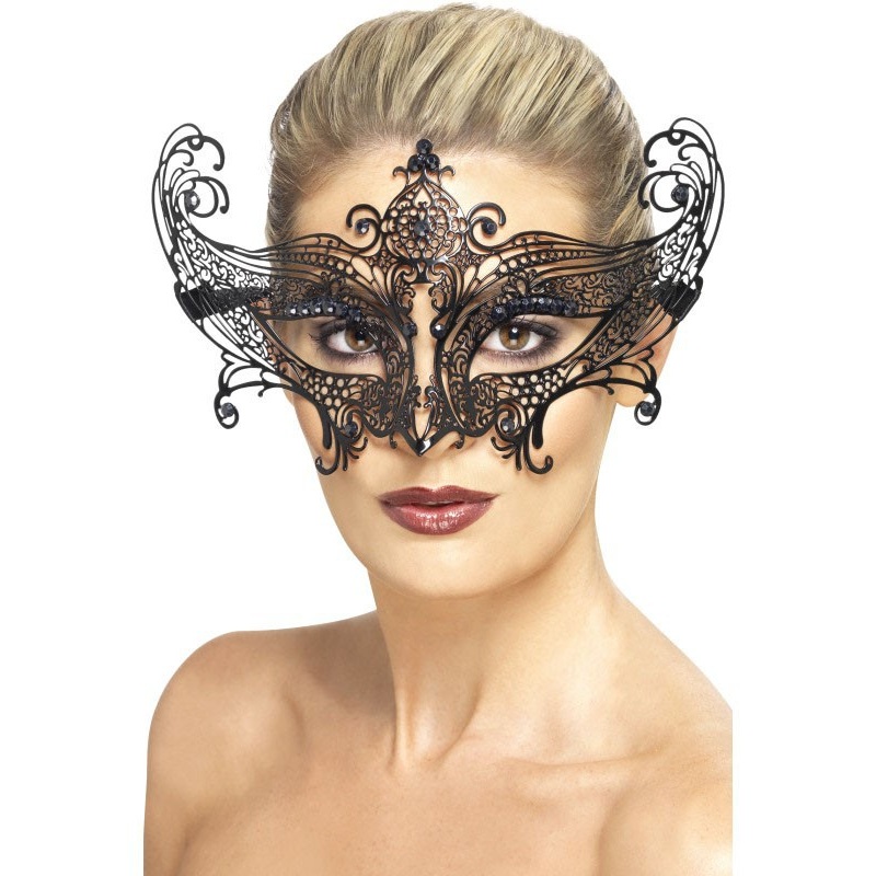Venetian Recinto metal eye mask