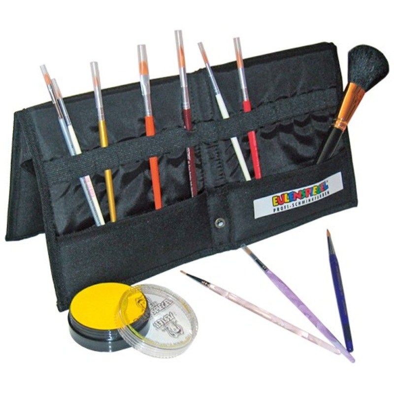 Black professional brush bag