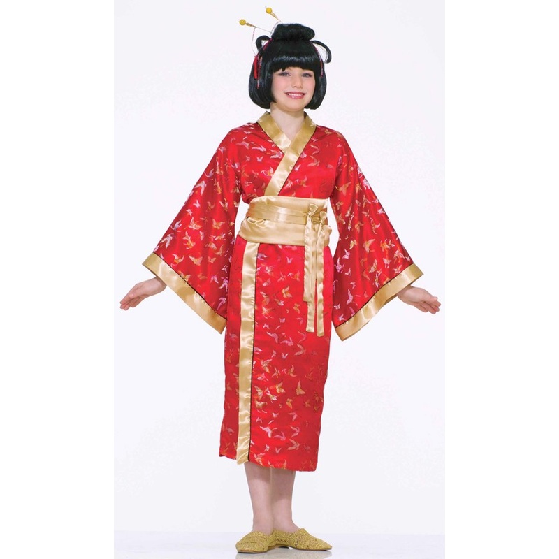 Butterfly Kimono With Belt For Girls