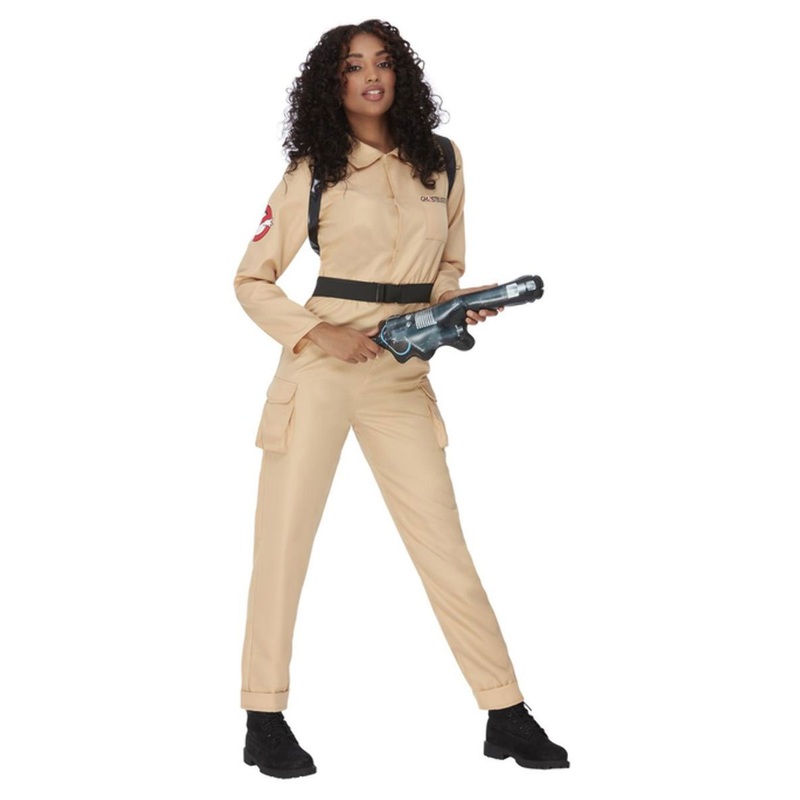 Ghostbusters jumpsuit ladies costume with weapon S