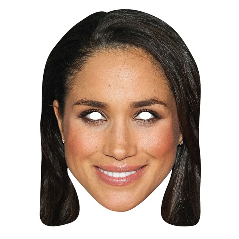 Meghan Markle Celebrity Cardboard Mask