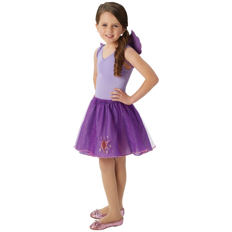 Purple glitter kids skirt