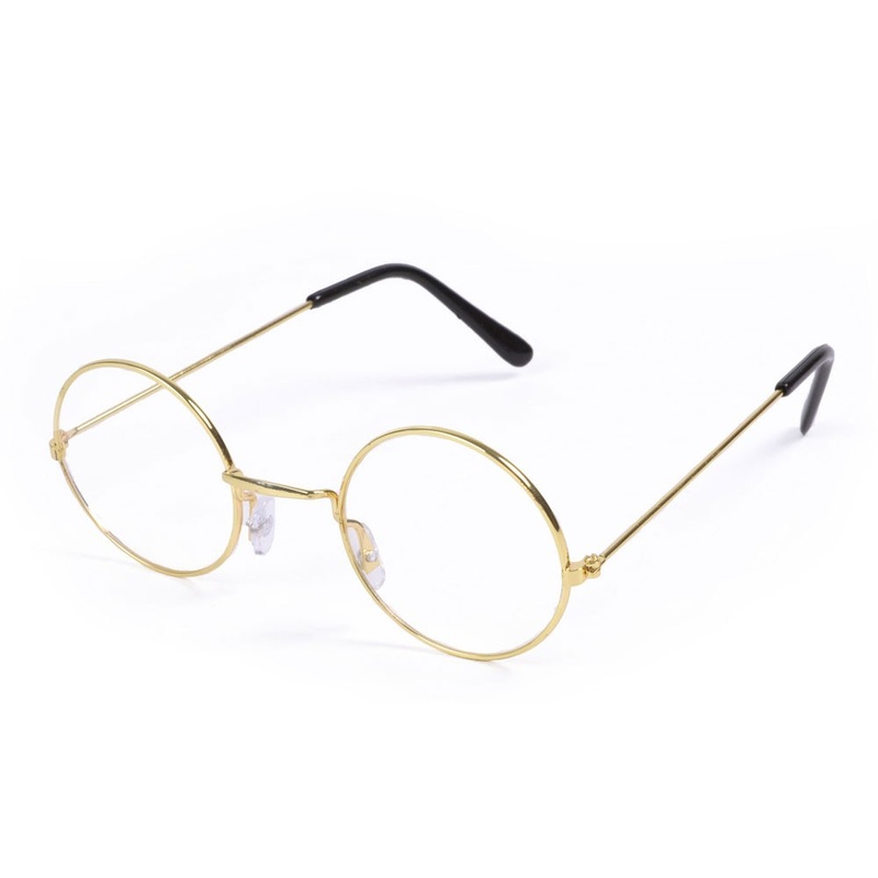 Santa Glasses without Lenses Gold