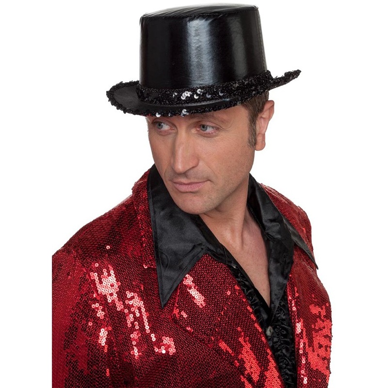 Showmaster Shawn Top Hat In Black